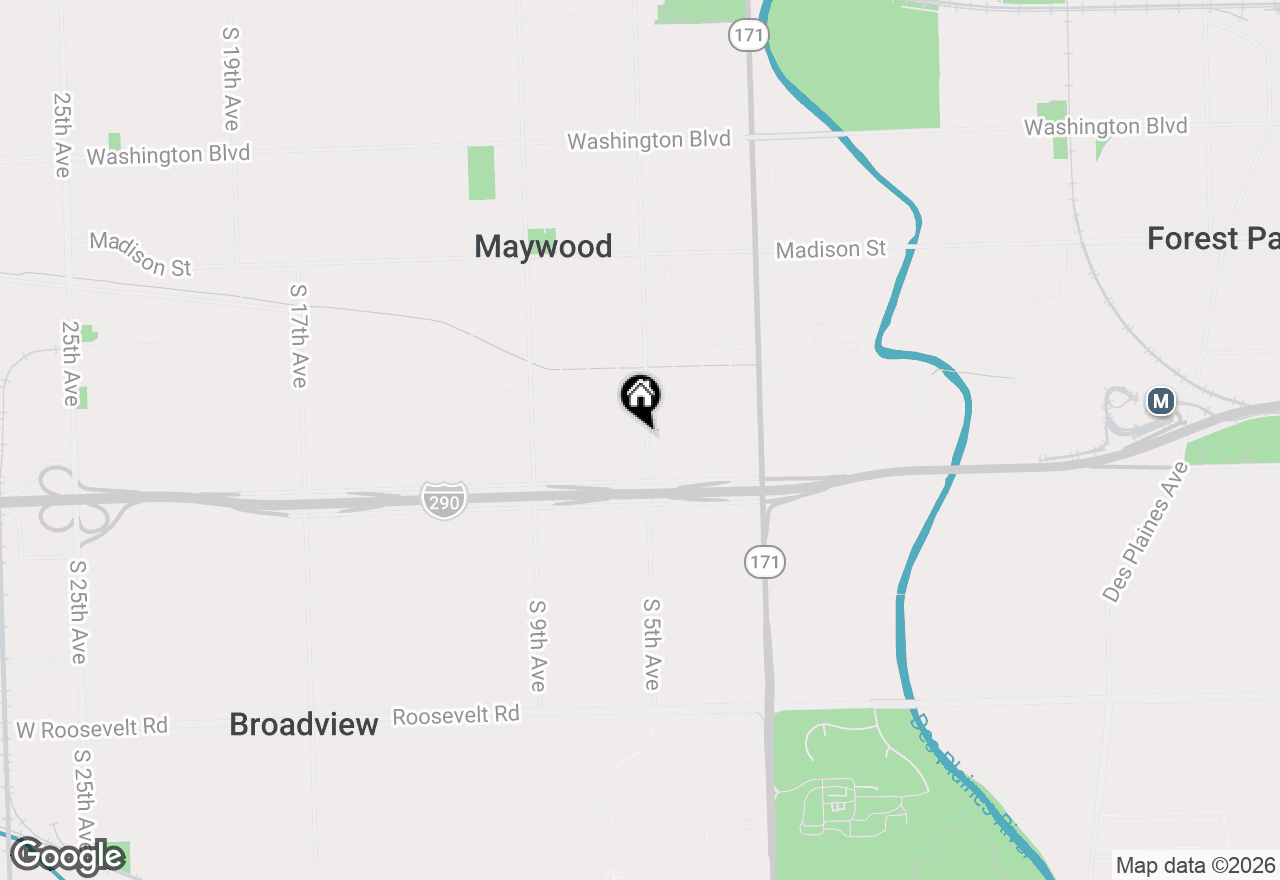 Map of 1610 S Fifth Avenue, Maywood, IL 60153