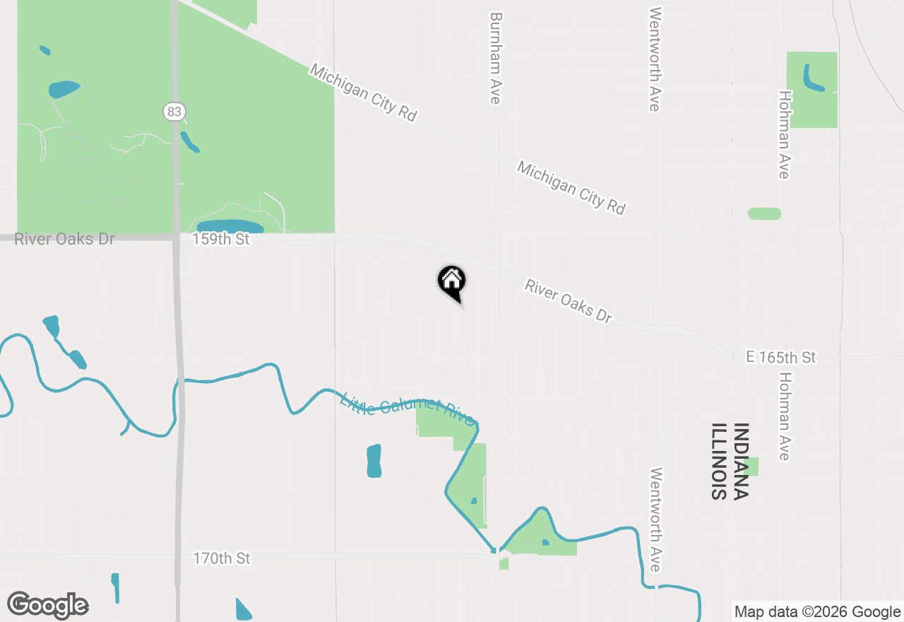 Map of 1290 Mackinaw Avenue, Calumet City, IL 60409