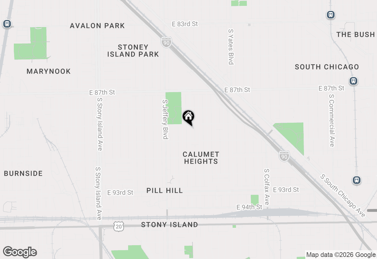 Map of 8916 S Merrill Avenue, Chicago, IL 60617