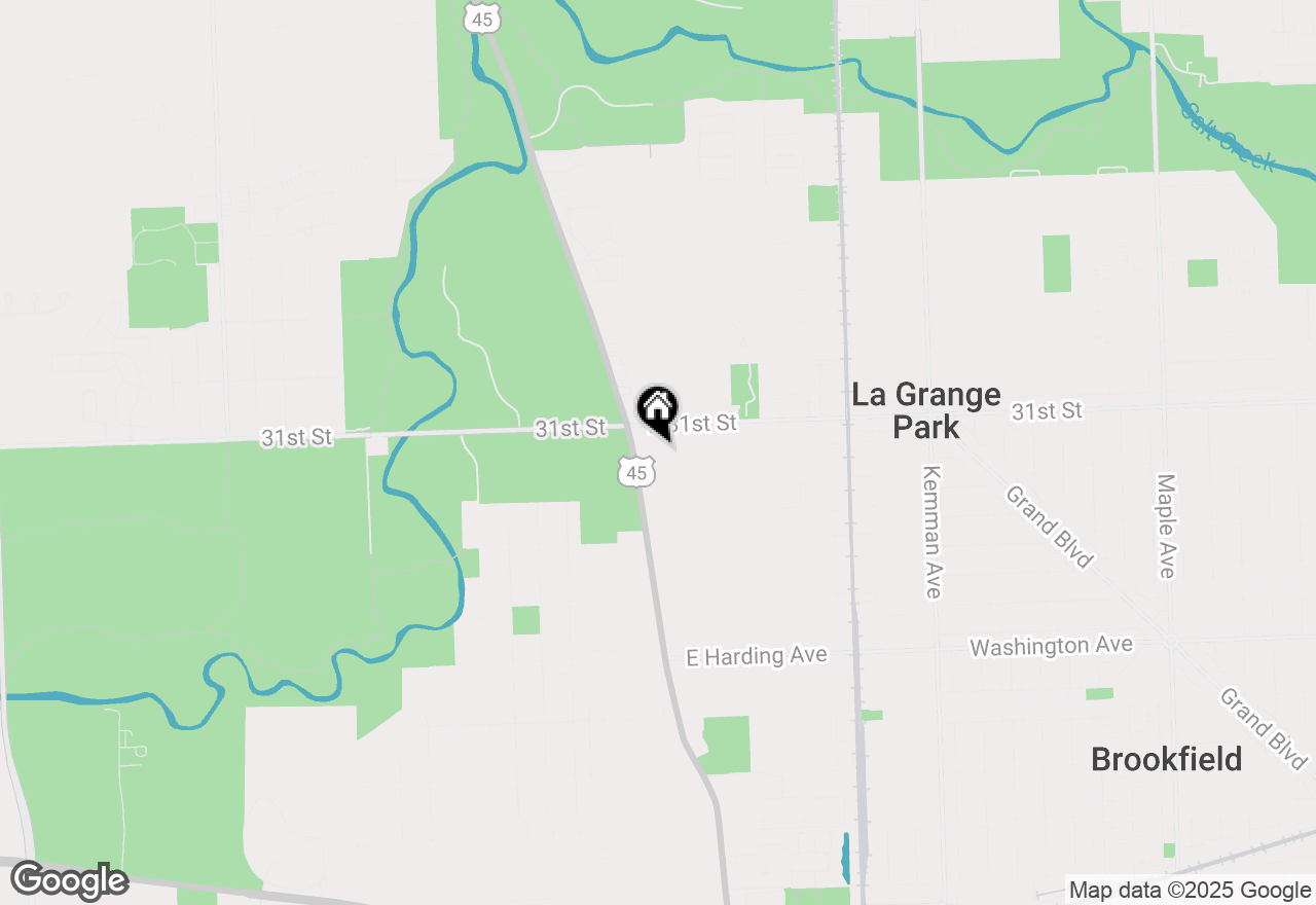 Map of 1026 Meadowcrest Road, La Grange Park, IL 60526