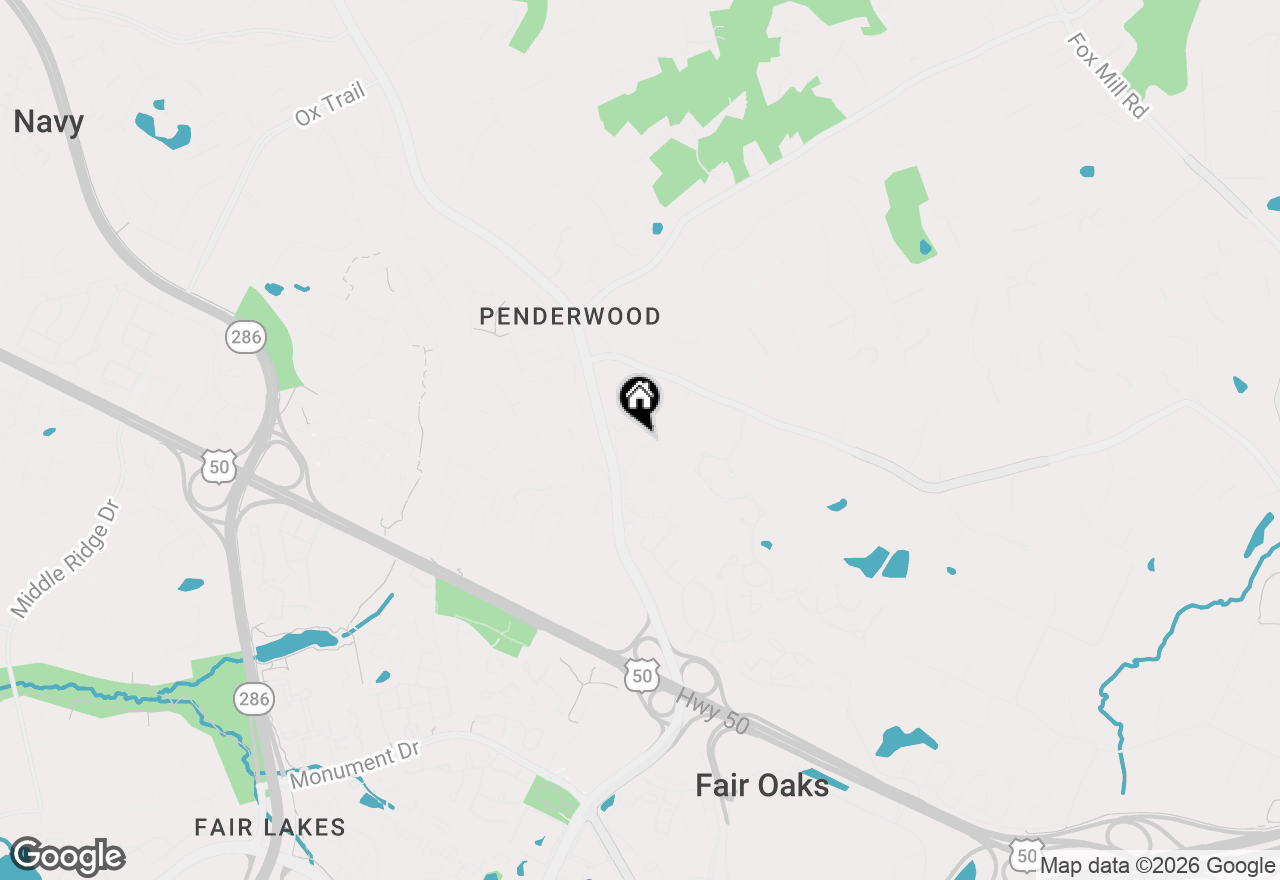 Map of 12136 Wedgeway Court, Fairfax, VA 22033