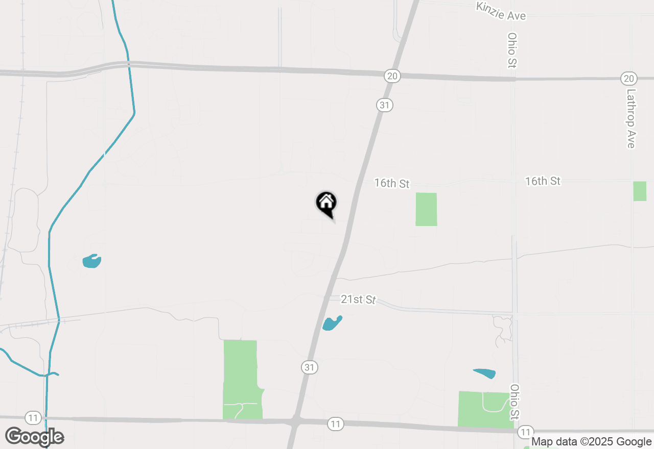 Map of 1805 Ridge Ave, Mount Pleasant, WI 53406