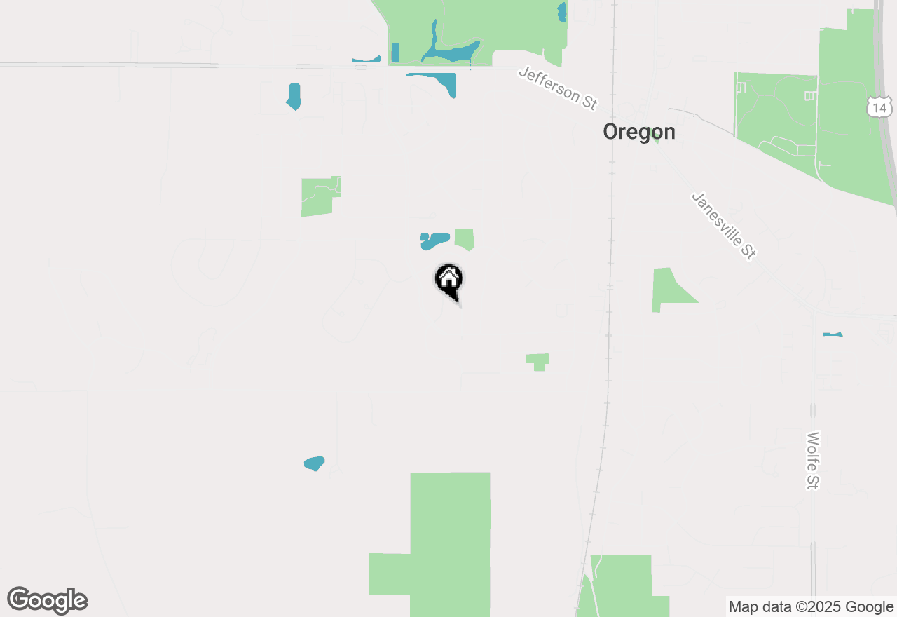 Map of 970 Brynhill Drive, Oregon, WI 53575