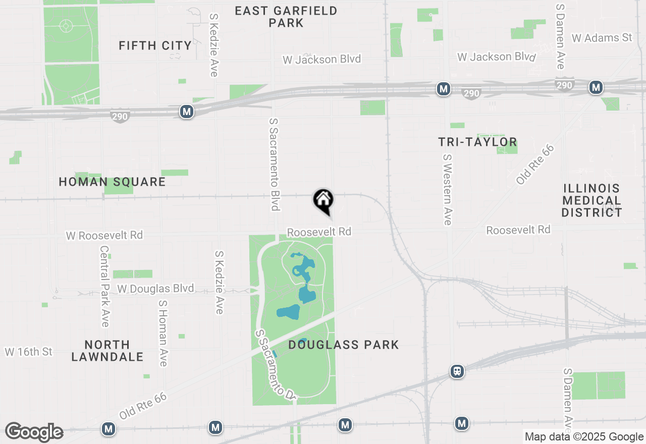 Map of 1139 S Mozart Street, Chicago, IL 60608