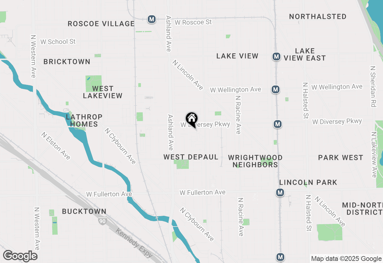 Map of 2742 N Janssen Avenue, Chicago, IL 60614