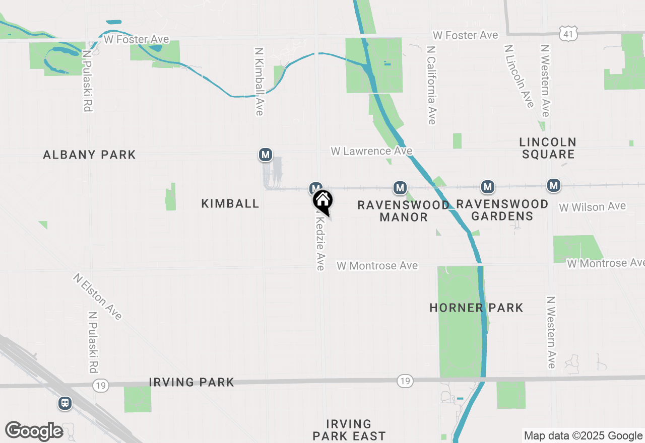 Map of 4533 N Kedzie Avenue, Chicago, IL 60625