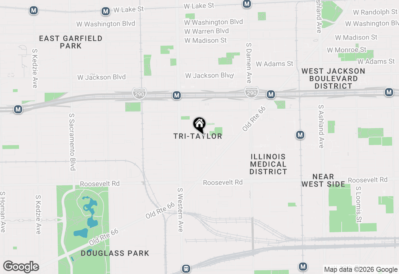 Map of 801 S Oakley Boulevard, Chicago, IL 60612