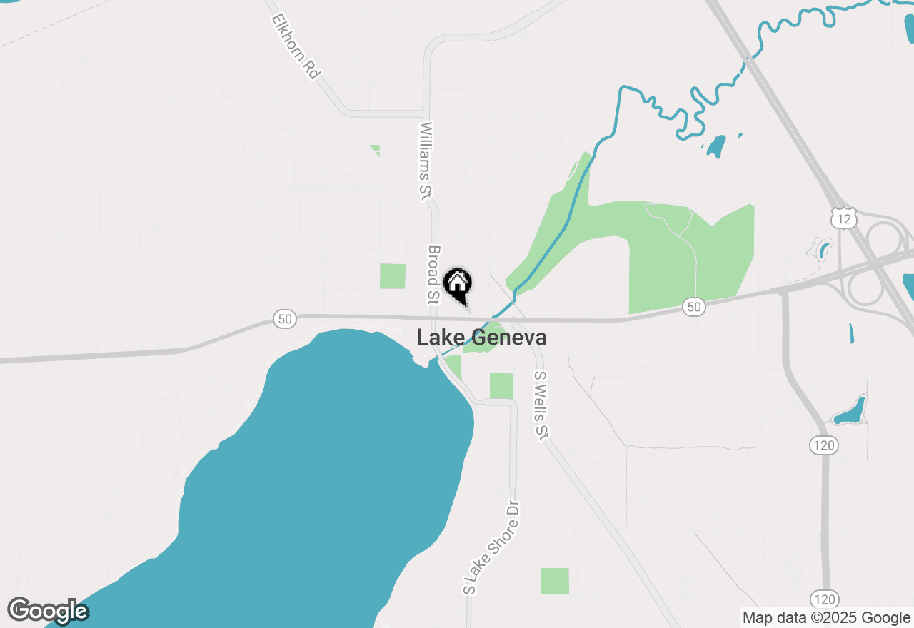 Map of 707 W Main St, Lake Geneva, WI 53147