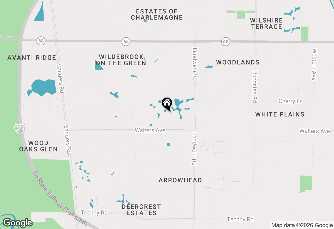 Map of 7 The Court Of Greenway, Northbrook, IL 60062