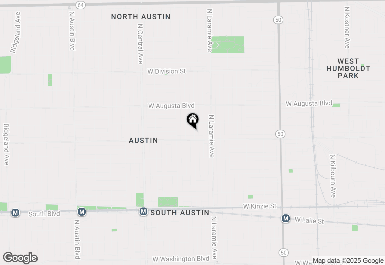 Map of 822 N Lockwood Avenue, Chicago, IL 60651