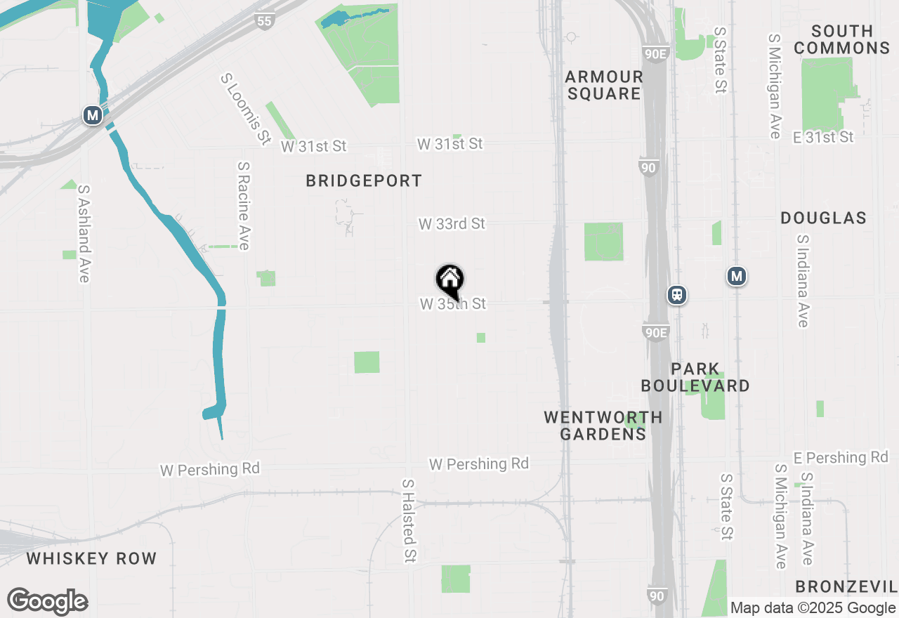 Map of 3503 S Union Avenue #B, Chicago, IL 60609