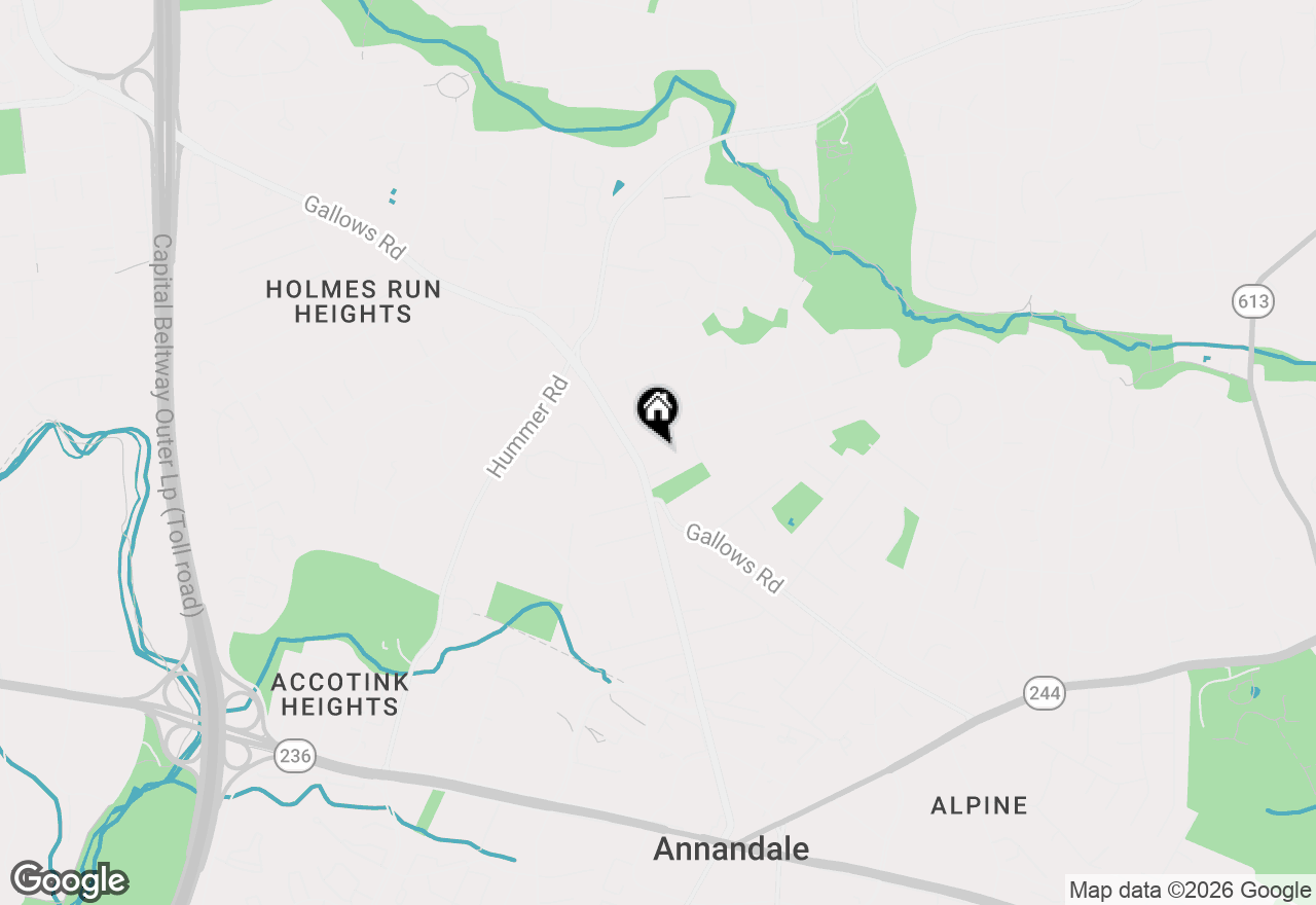 Map of 7321 Wayne Drive, Annandale, VA 22003