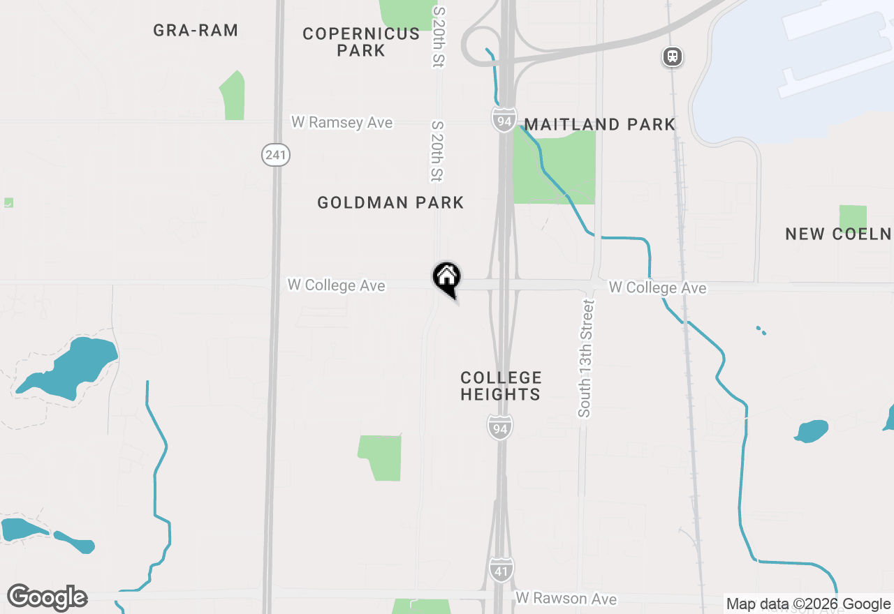 Map of 6378 S 20th St, Milwaukee, WI 53221