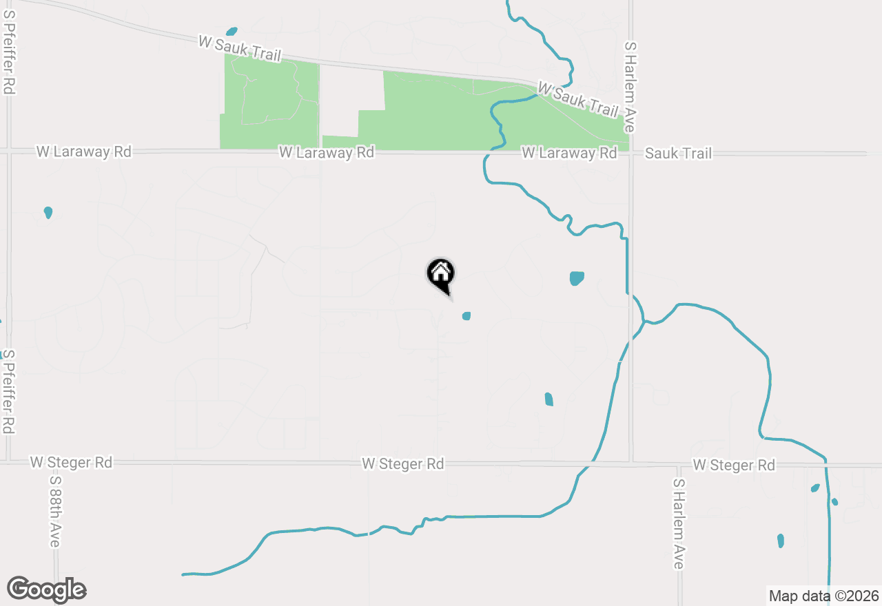 Map of 22660 Frontier Court, Frankfort, IL 60423