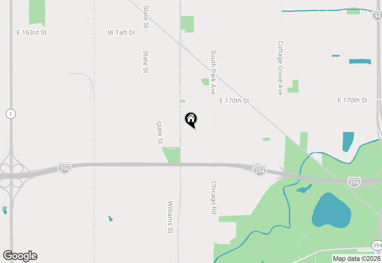 Map of 17164 Louis Avenue, South Holland, IL 60473