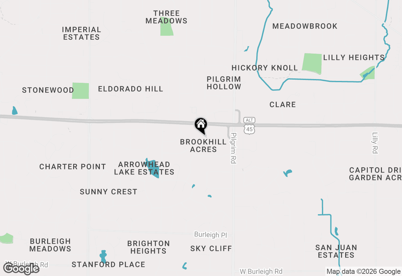 Map of 3915 Brook Ln, Brookfield, WI 53005