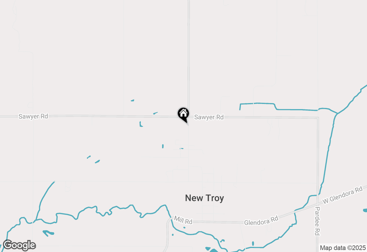 Map of 12948 California Road, Sawyer, MI 49125