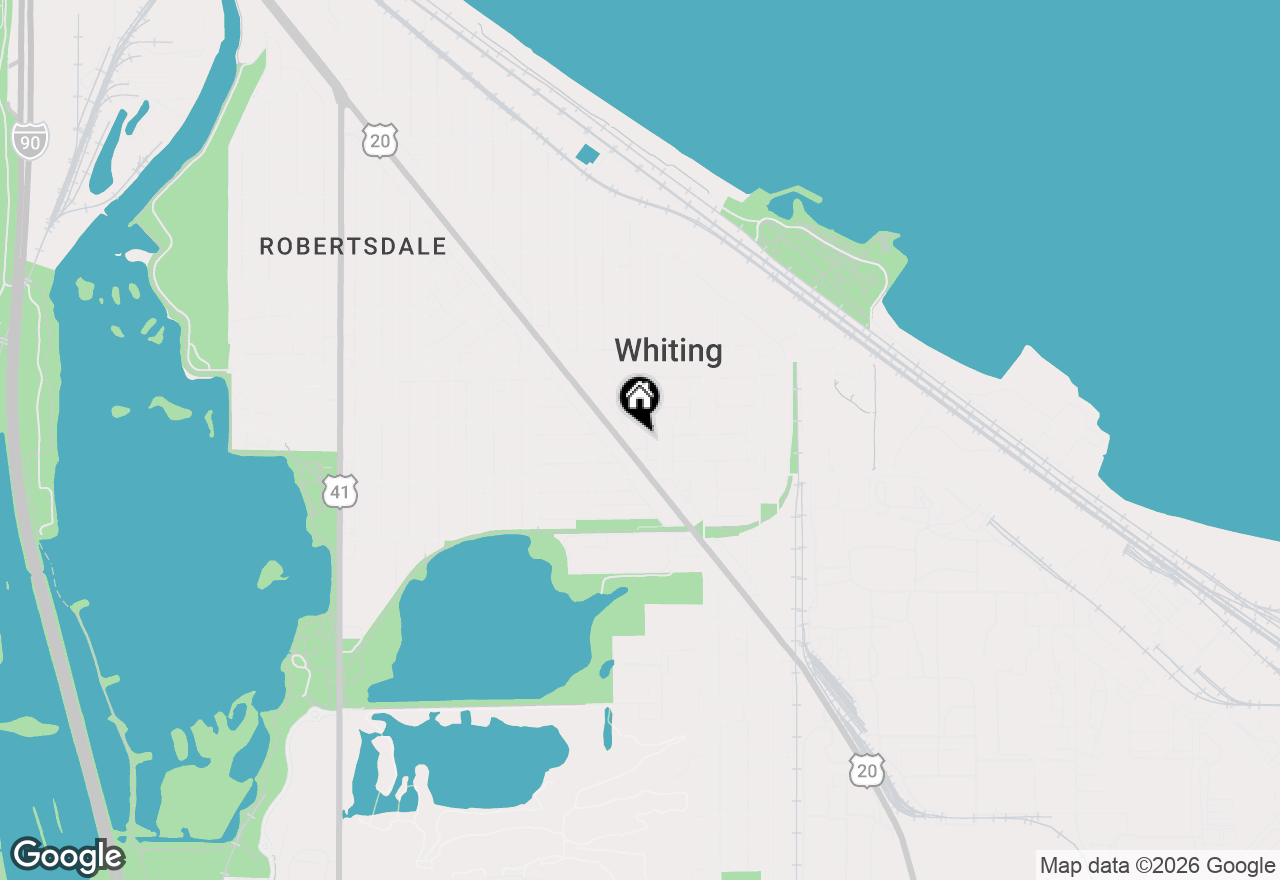 Map of 2017 Clark Street, Whiting, IN 46394