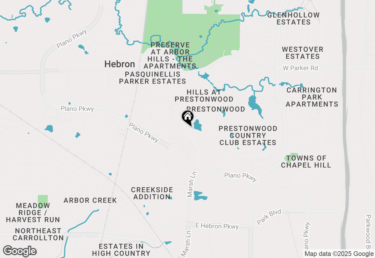Map of 2633 Prestonwood Drive, Plano, TX 75093