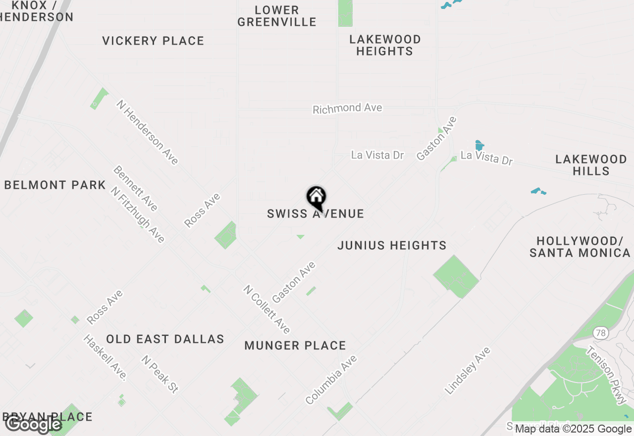 Map of 5617 Swiss Avenue, Dallas, TX 75214