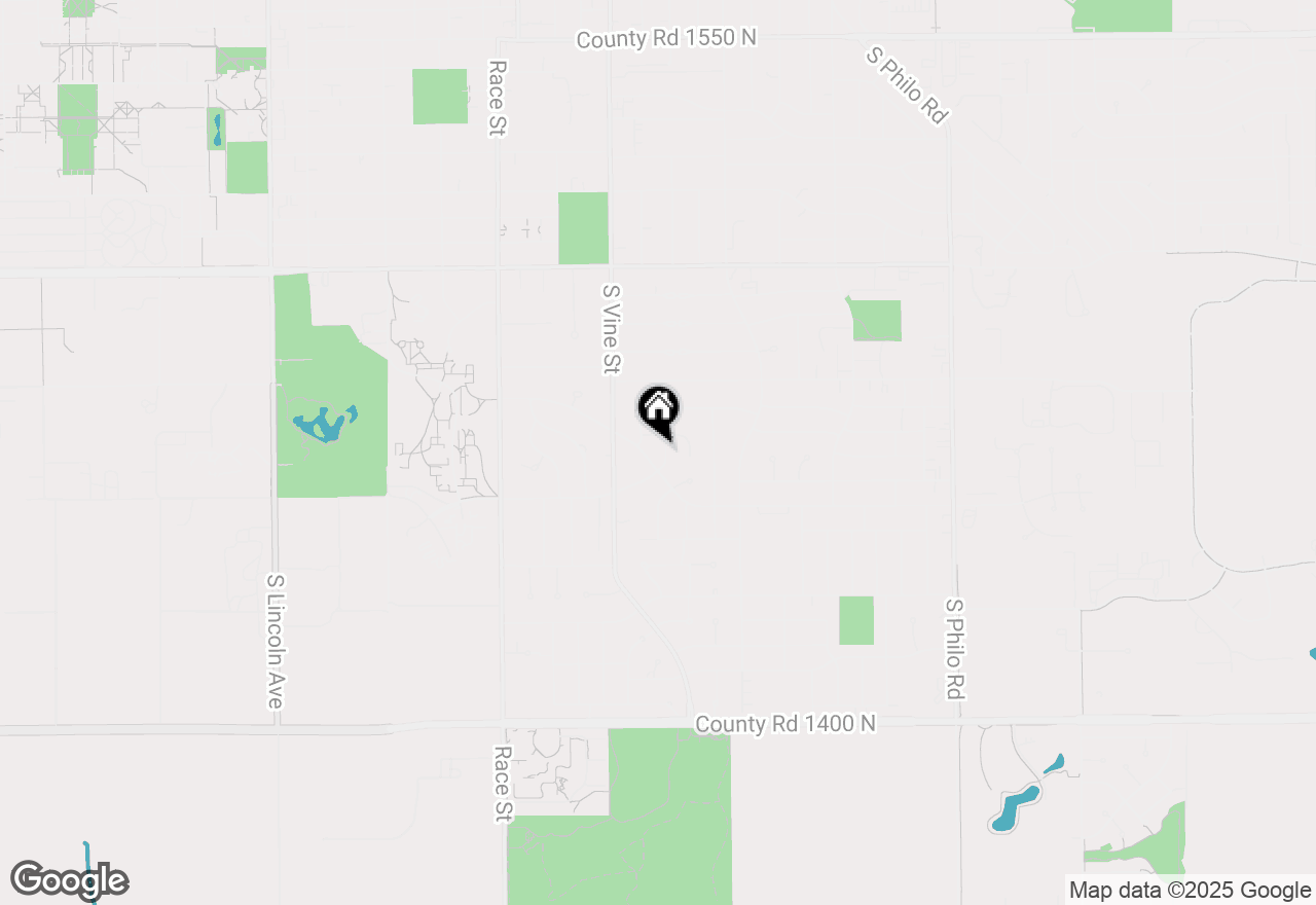 Map of 2011 S George Huff Drive, Urbana, IL 61801