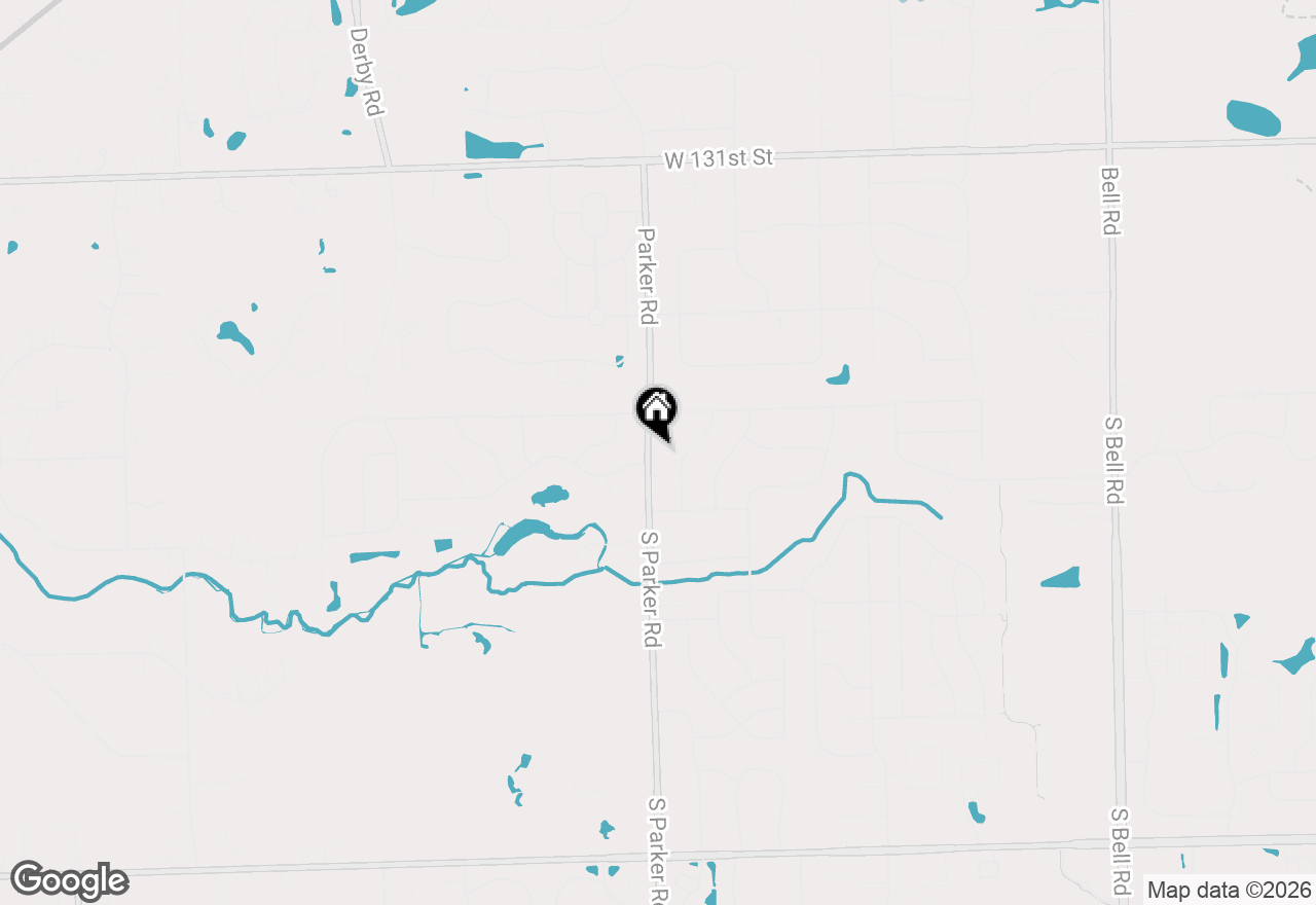 Map of 13609 S Parker Road, Homer Glen, IL 60491