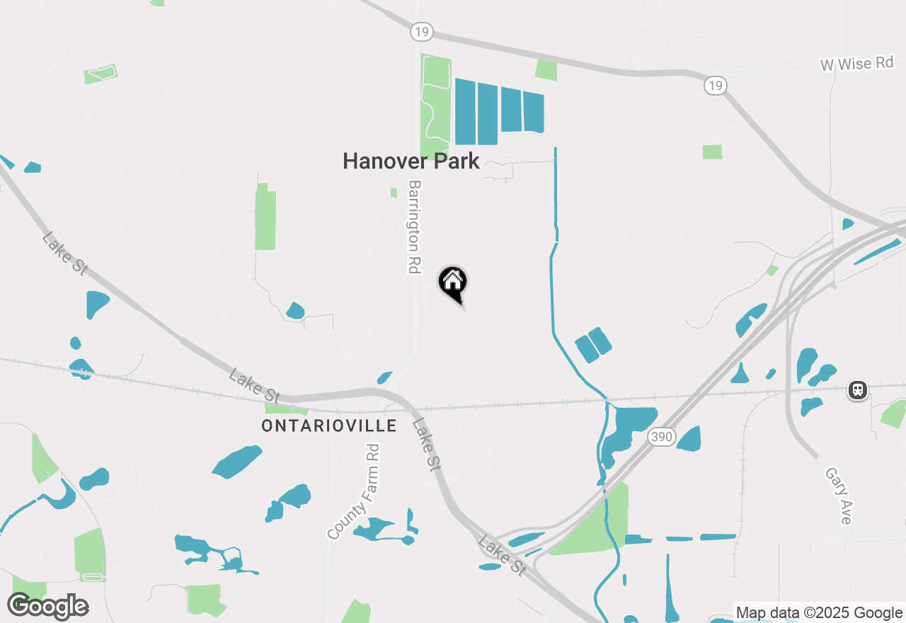 Map of 1541 Oakwood Avenue, Hanover Park, IL 60133