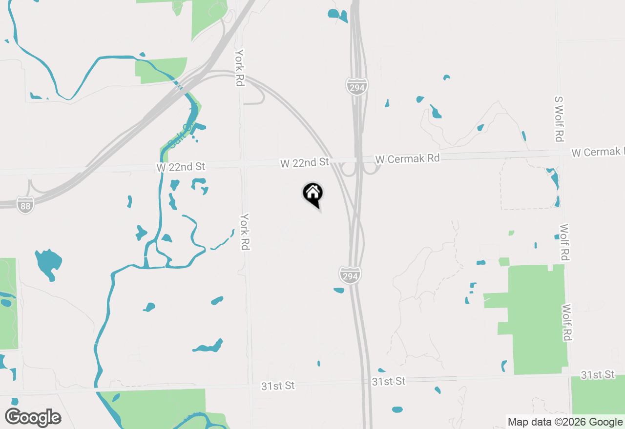 Map of 59 Sheffield Lane, Oak Brook, IL 60523