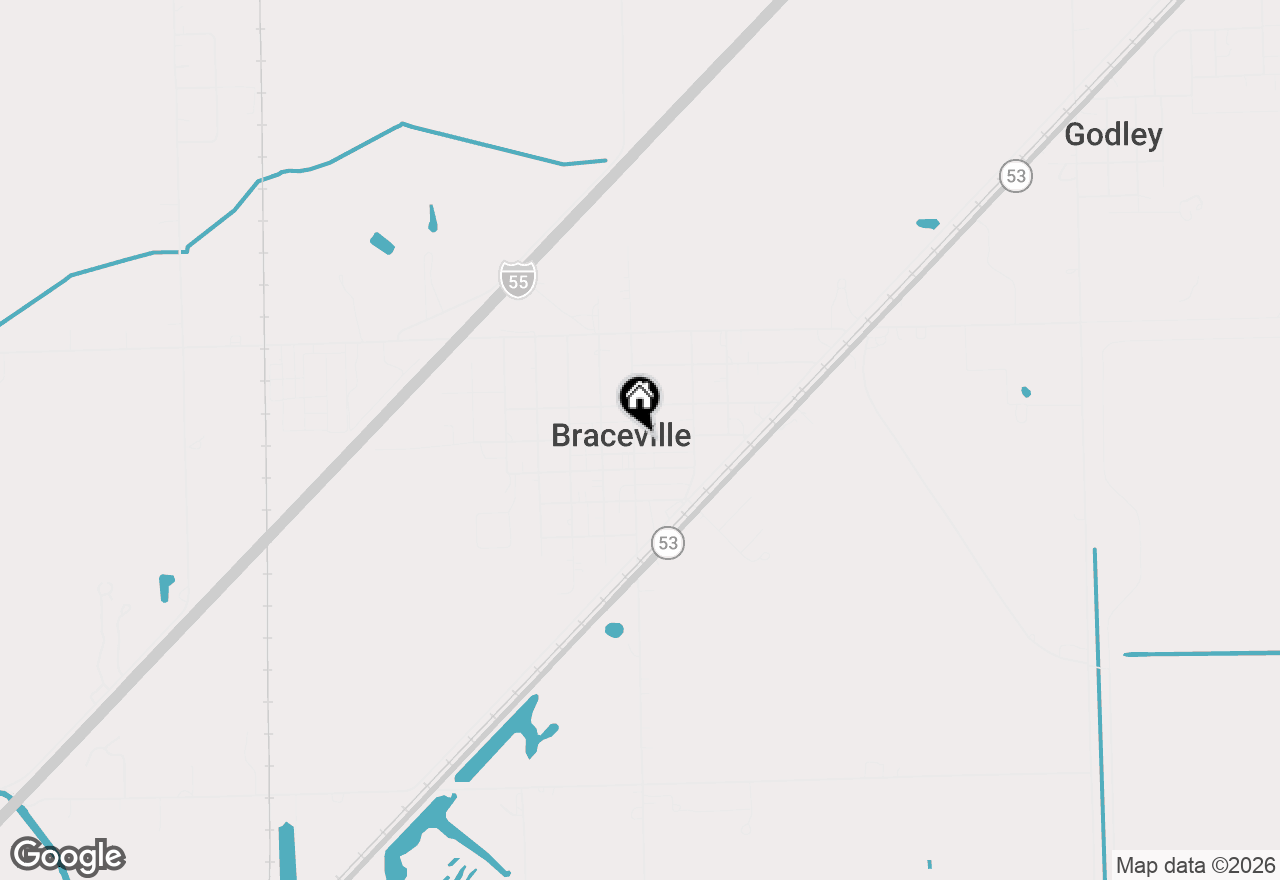 Map of 221 N Mitchell Street, Braceville, IL 60407