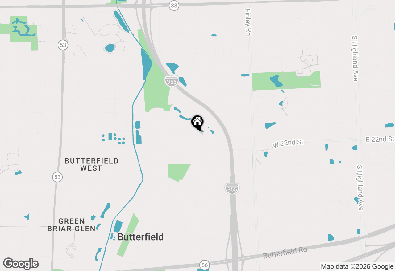 Map of 1006 Foxworth Boulevard, Lombard, IL 60148