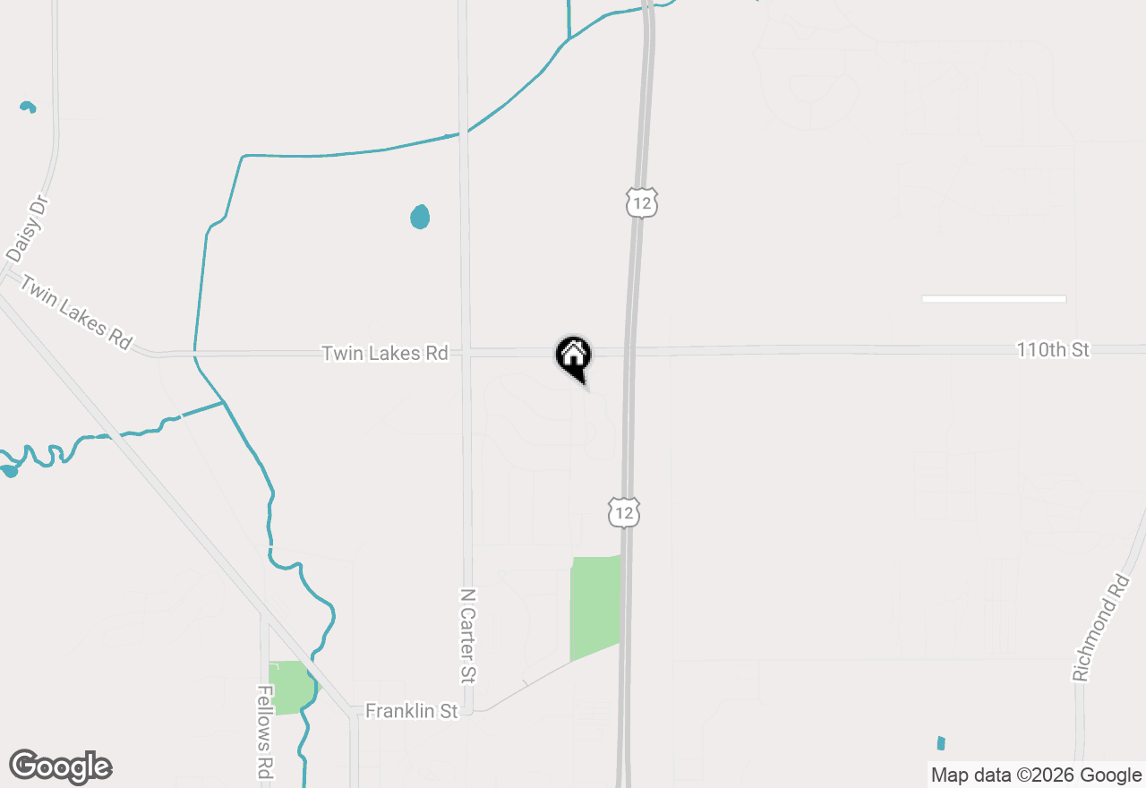 Map of 1400 Hunters Ridge Drive #57, Genoa City, WI 53128