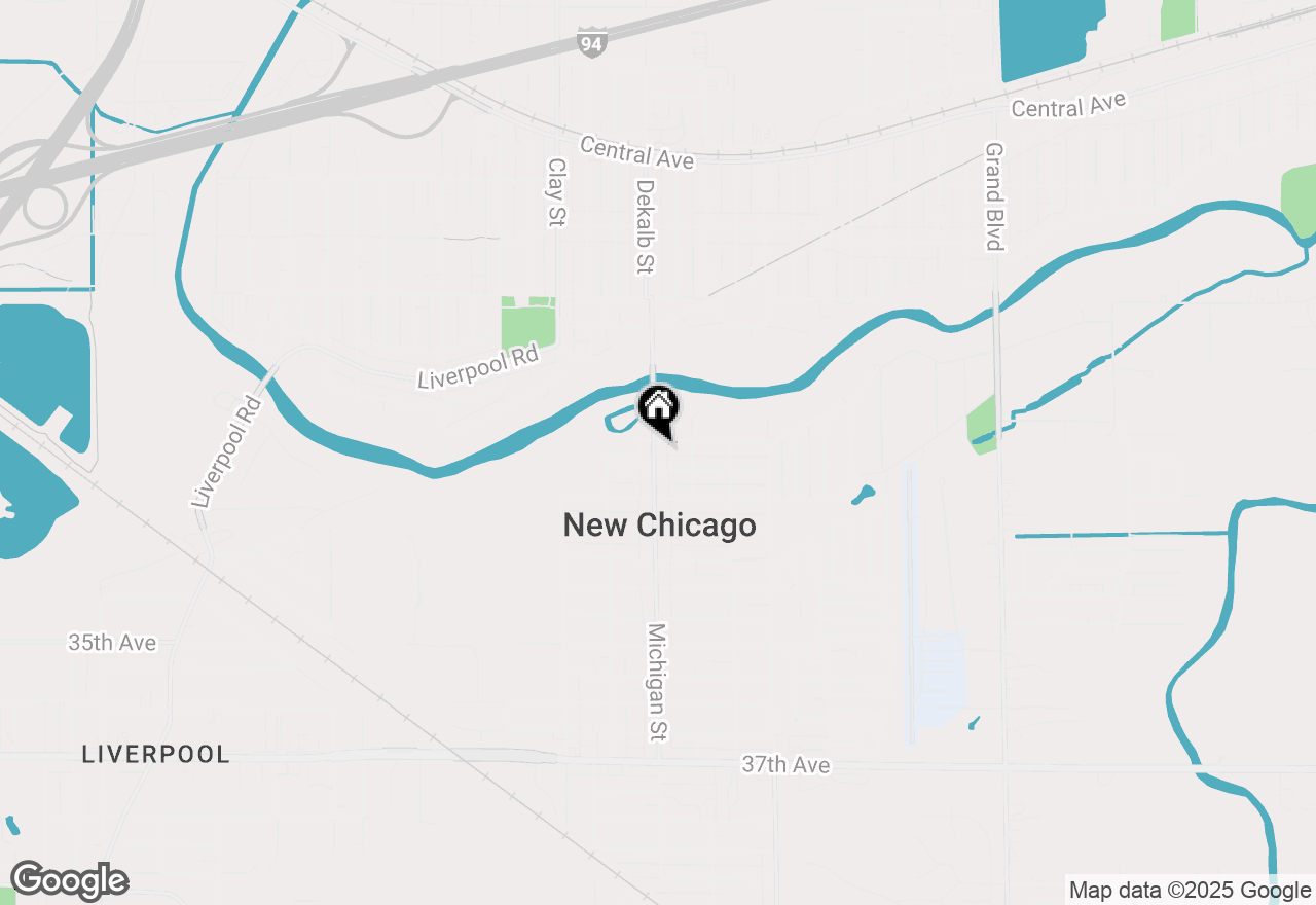 Map of 3139 Michigan Street, Hobart, IN 46342