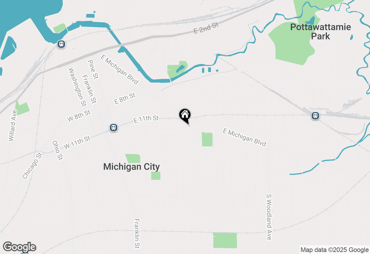 Map of 619 Main Street, Michigan City, IN 46360