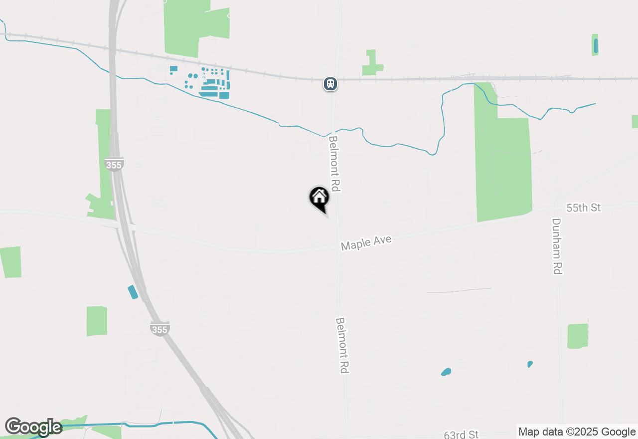 Map of 2232 Durand Drive, Downers Grove, IL 60515