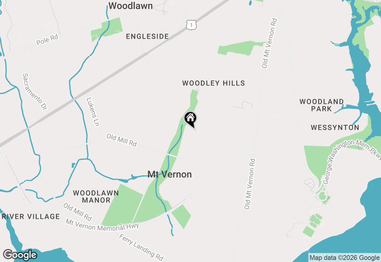 Map of 8805 Menard Court, Alexandria, VA 22309