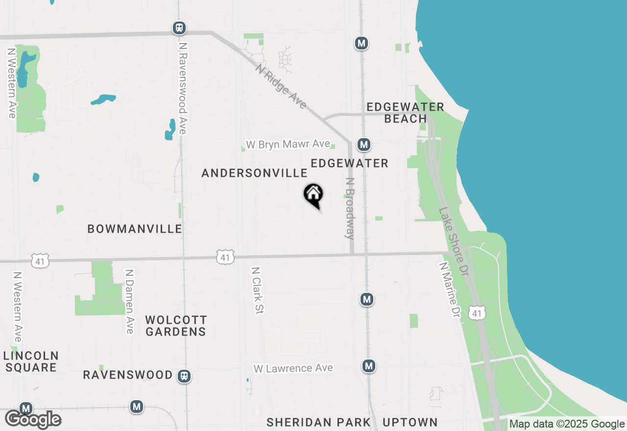 Map of 5325 N Wayne Avenue, Chicago, IL 60640