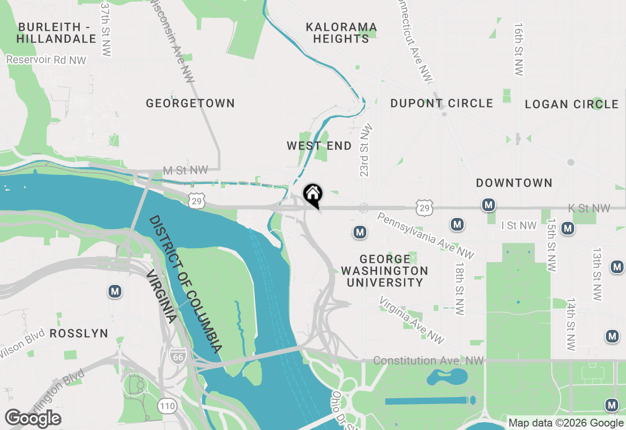 Map of 955 26th Street Nw #506, Washington, DC 20037