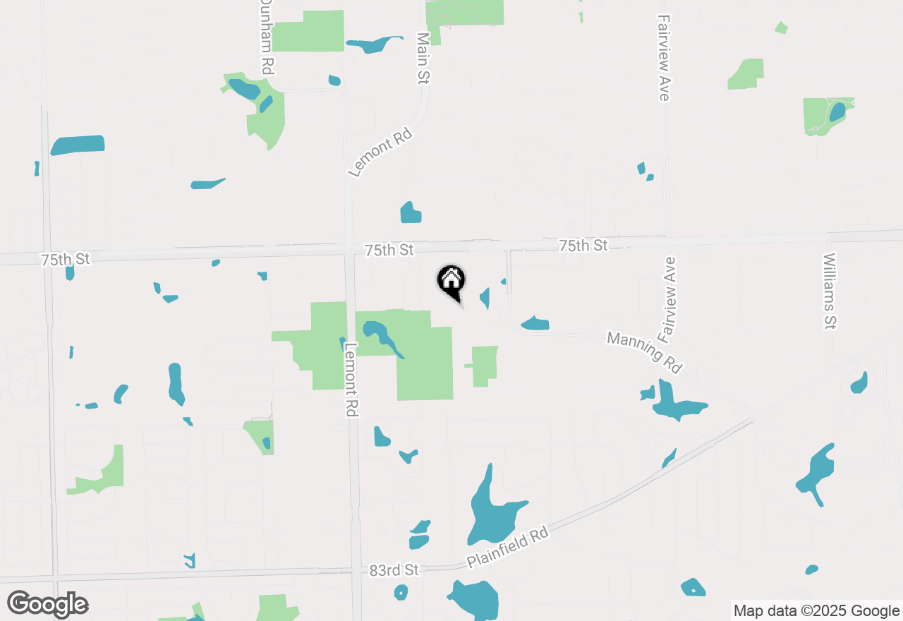 Map of 2532 Aylesbury Lane, Darien, IL 60561