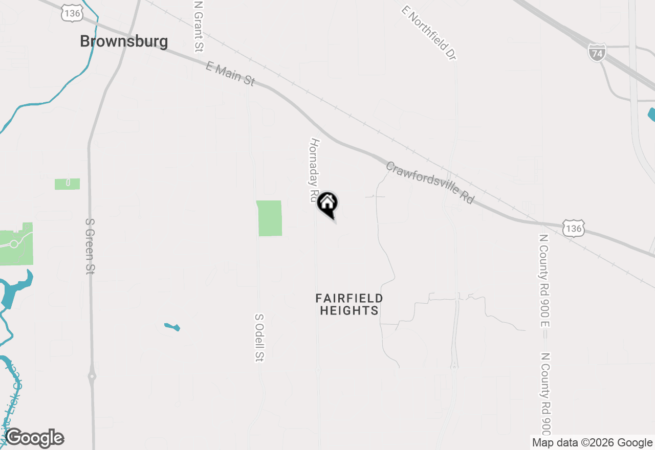 Map of 867 Ironwood West Drive, Brownsburg, IN 46112