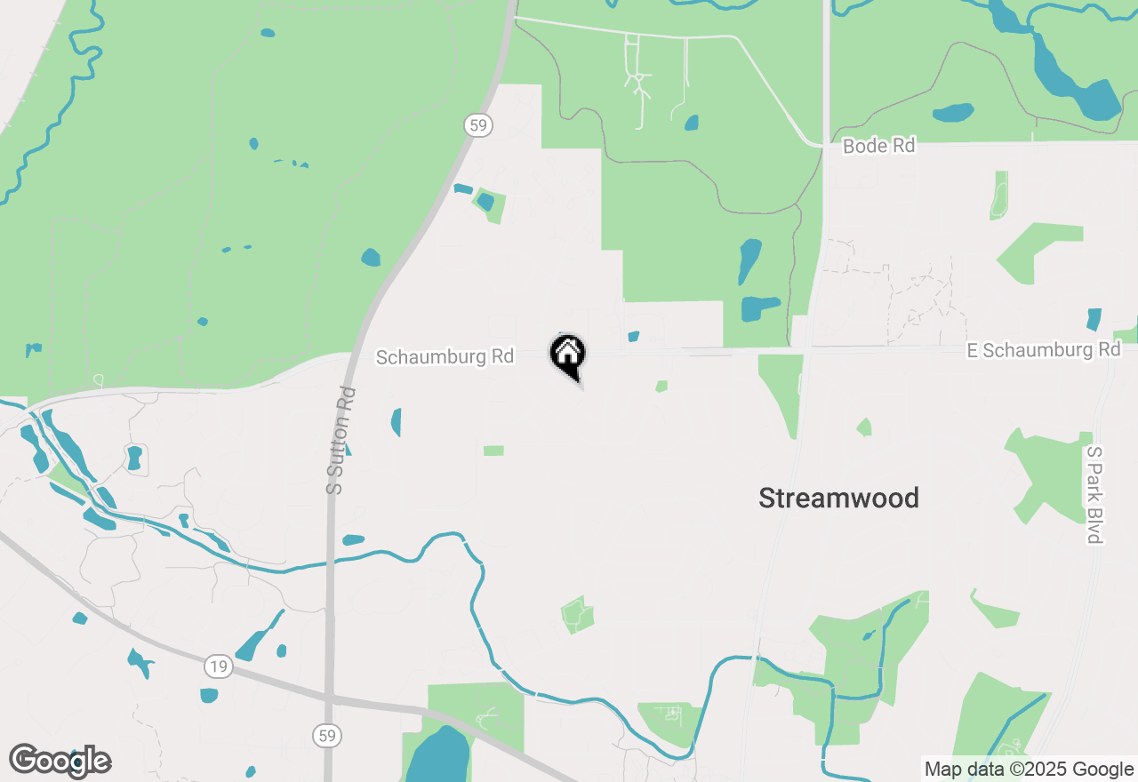 Map of 418 Tanglewood Drive, Streamwood, IL 60107