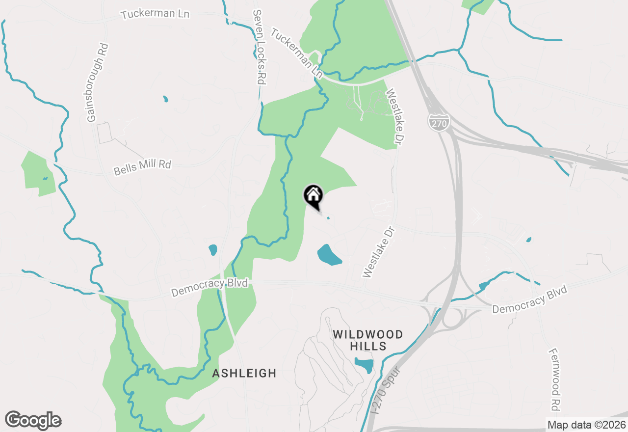 Map of 7529 Spring Lake Drive #7529-C1, Bethesda, MD 20817