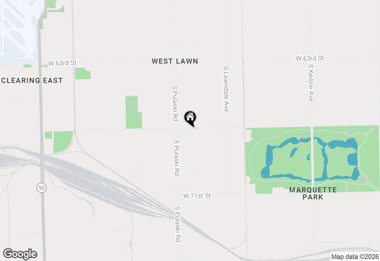 Map of 3907 W Marquette Road, Chicago, IL 60629