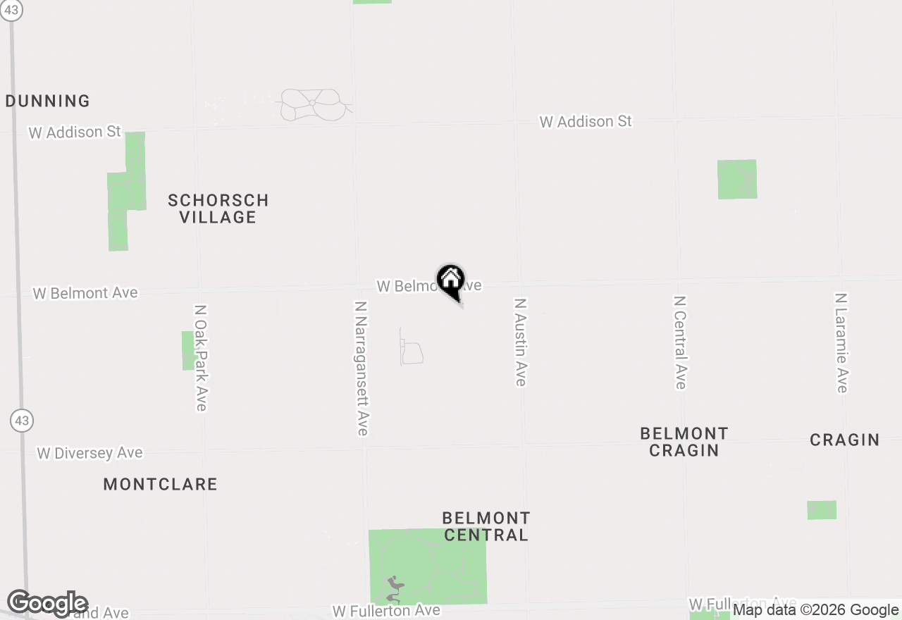 Map of 6145 W Fletcher Street, Chicago, IL 60634