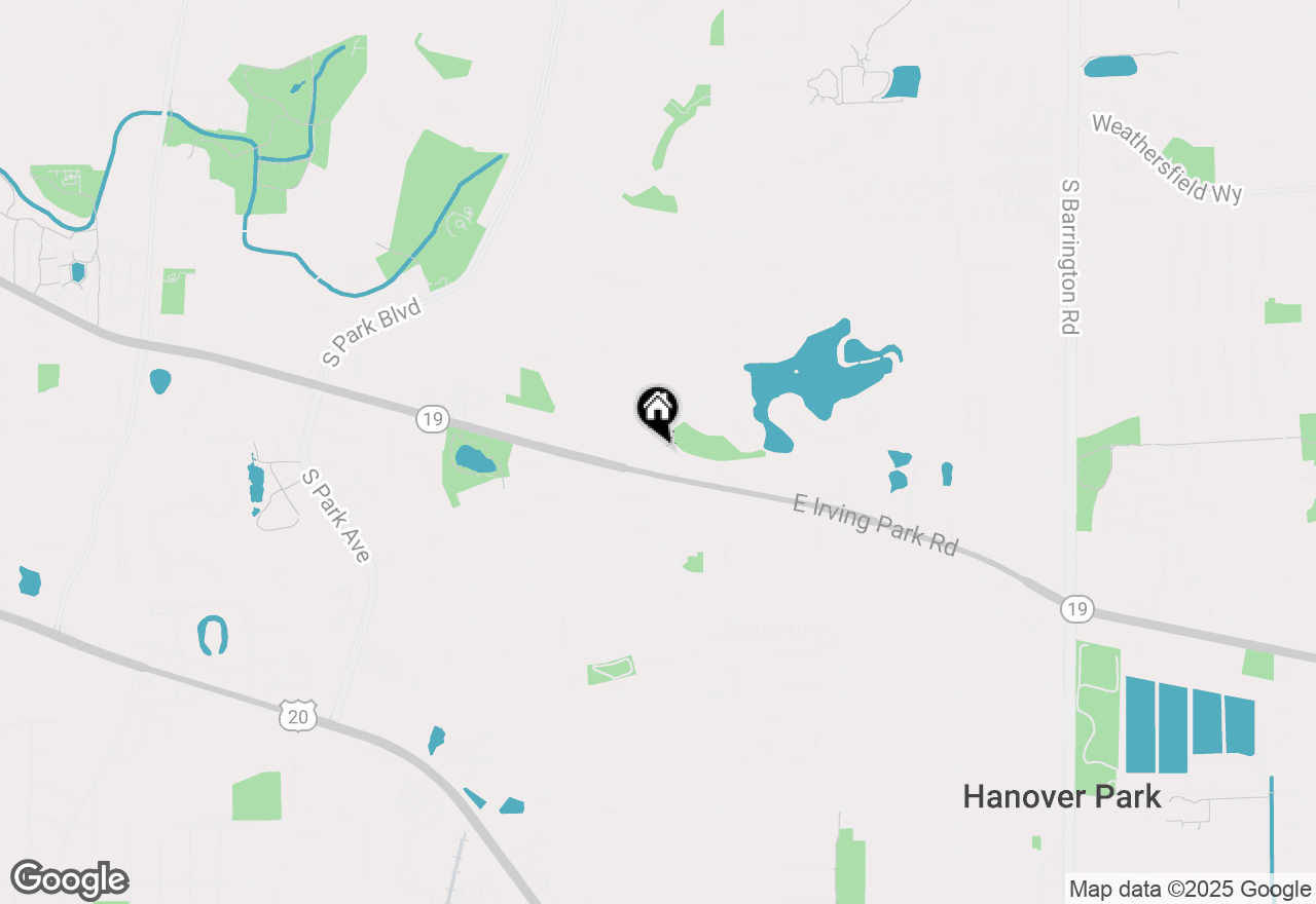 Map of 1103 Sunnydale Boulevard, Streamwood, IL 60107