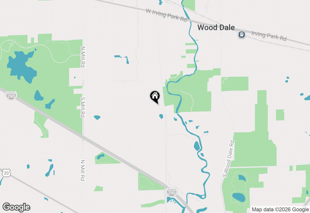 Map of 387 Elizabeth Drive #D, Wood Dale, IL 60191