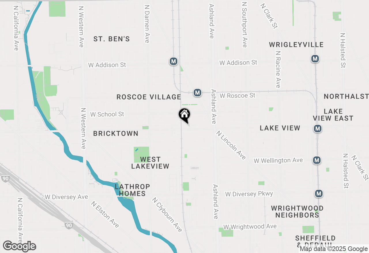 Map of 3201 N Ravenswood Avenue #310, Chicago, IL 60657