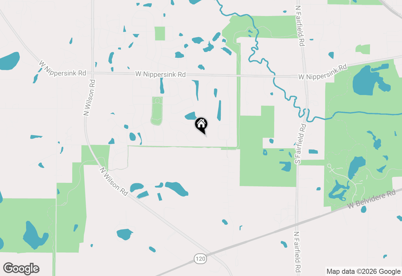 Map of 206 N Valley View Drive, Burr Ridge, IL 60521
