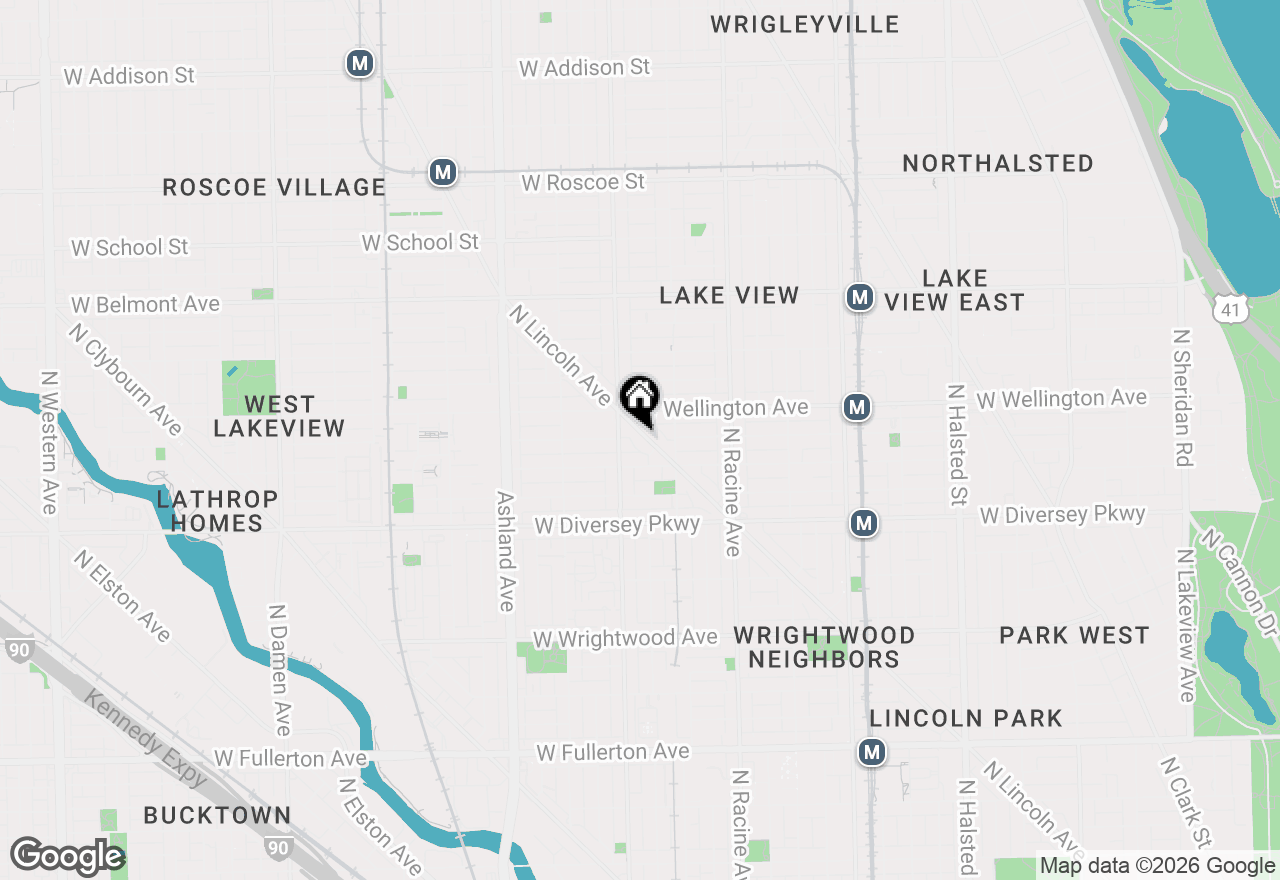 Map of 2942 N Lincoln Avenue, Chicago, IL 60657