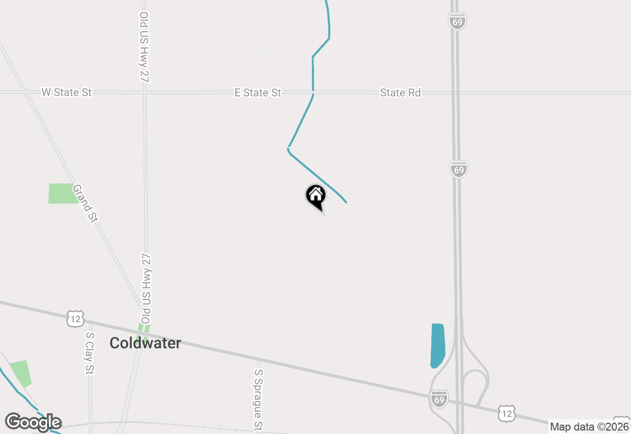 Map of 175 N Michigan Avenue #60, Coldwater, MI 49036
