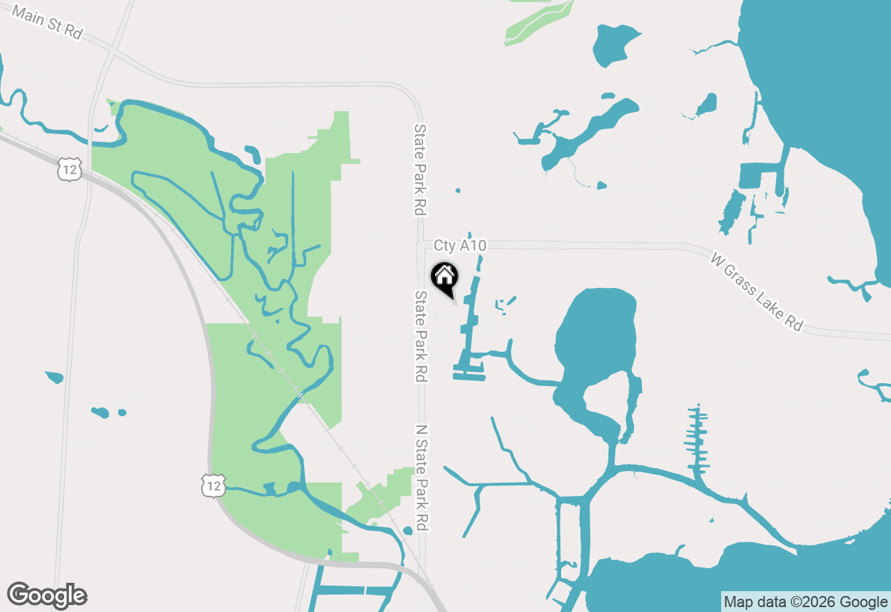 Map of (Address confidential), Fox Lake, Illinois 60020